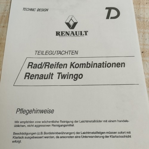 Renault twingo c06 gutachten - renault,
